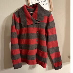 Horny Toad Medium Wool Cardigan Sweater